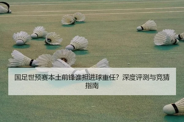 国足世预赛本土前锋谁担进球重任？深度评测与竞猜指南